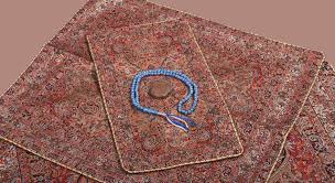 تصویر 3 از سجاده ترمه سرمه دوزی شده با الهام از طرح‌ های طبیعت